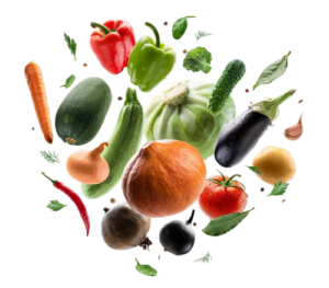 Elemento visual ingredientes para post de formação em culinária