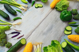 Elemento visual pepino para post de formação em culinária