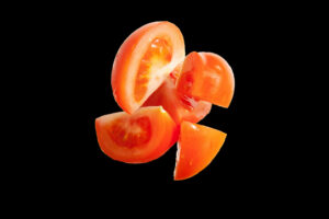 Elemento visual tomates para post de formação em culinária